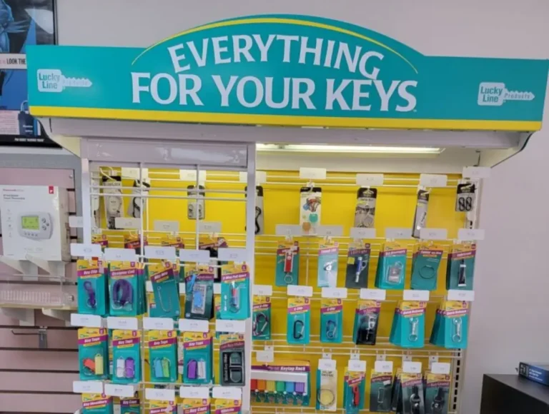 Key display kiosk at Adams Treasure Coast Lock & Safe